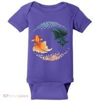 Black Goldfish Baby Bodysuit thumb 0