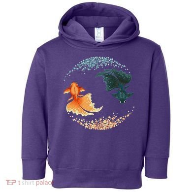 Black Goldfish Toddler Hoodie