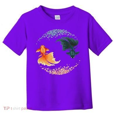 Black Goldfish Toddler T-Shirt
