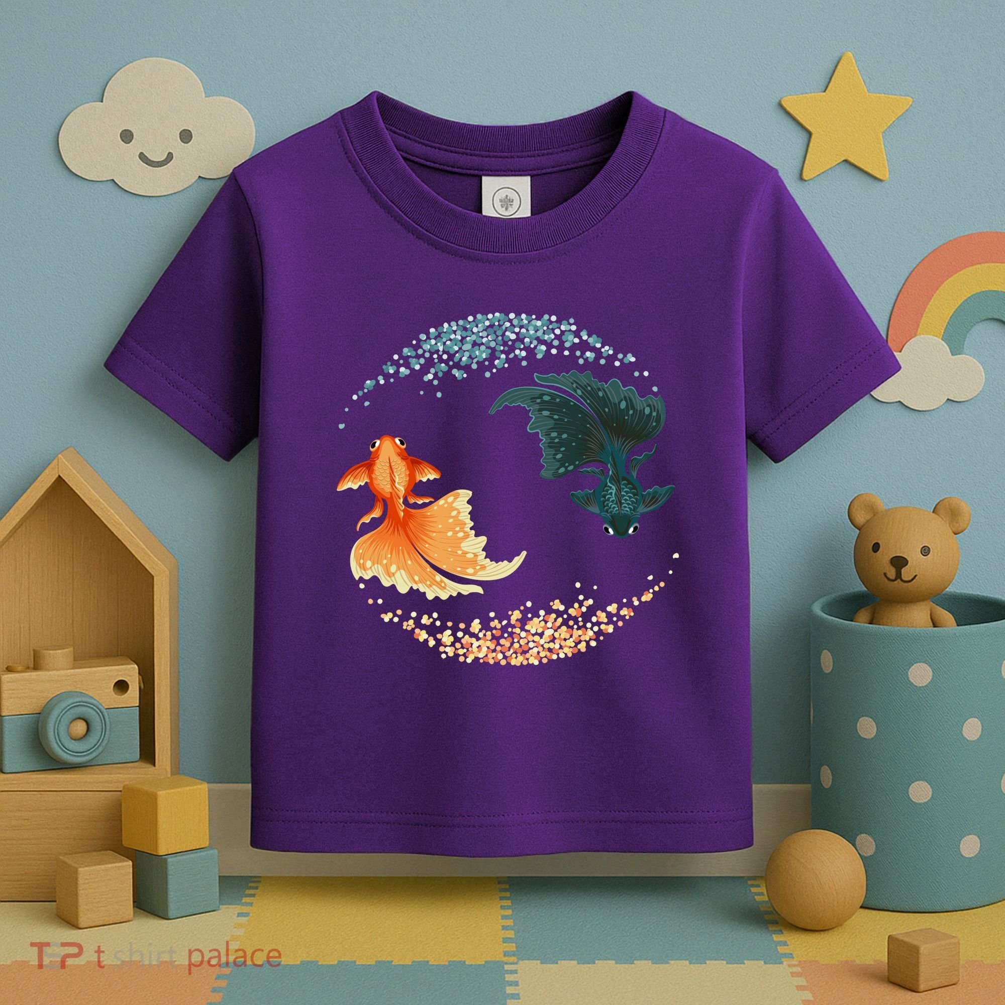 Black Goldfish Toddler T-Shirt