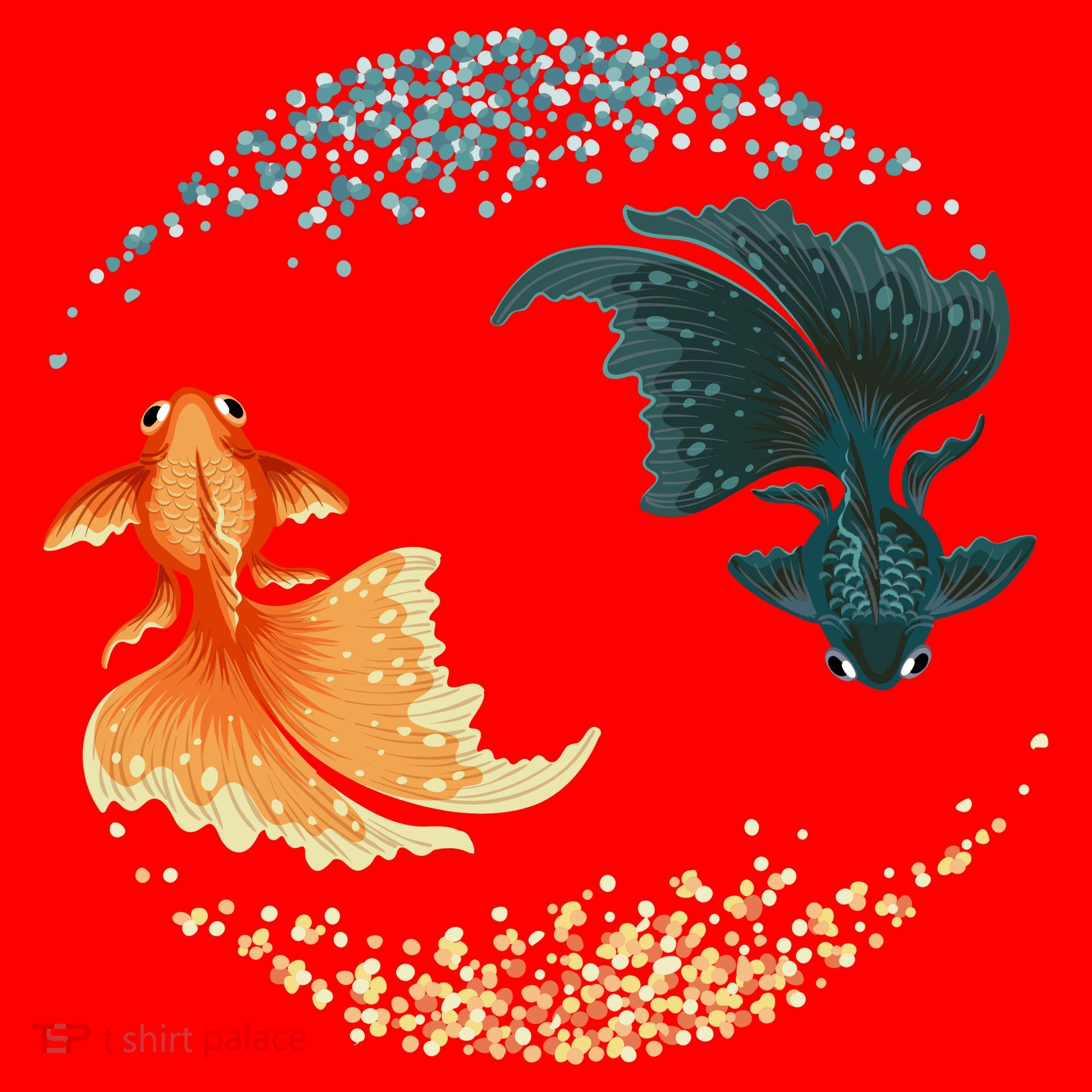 Black Goldfish Santa Hat