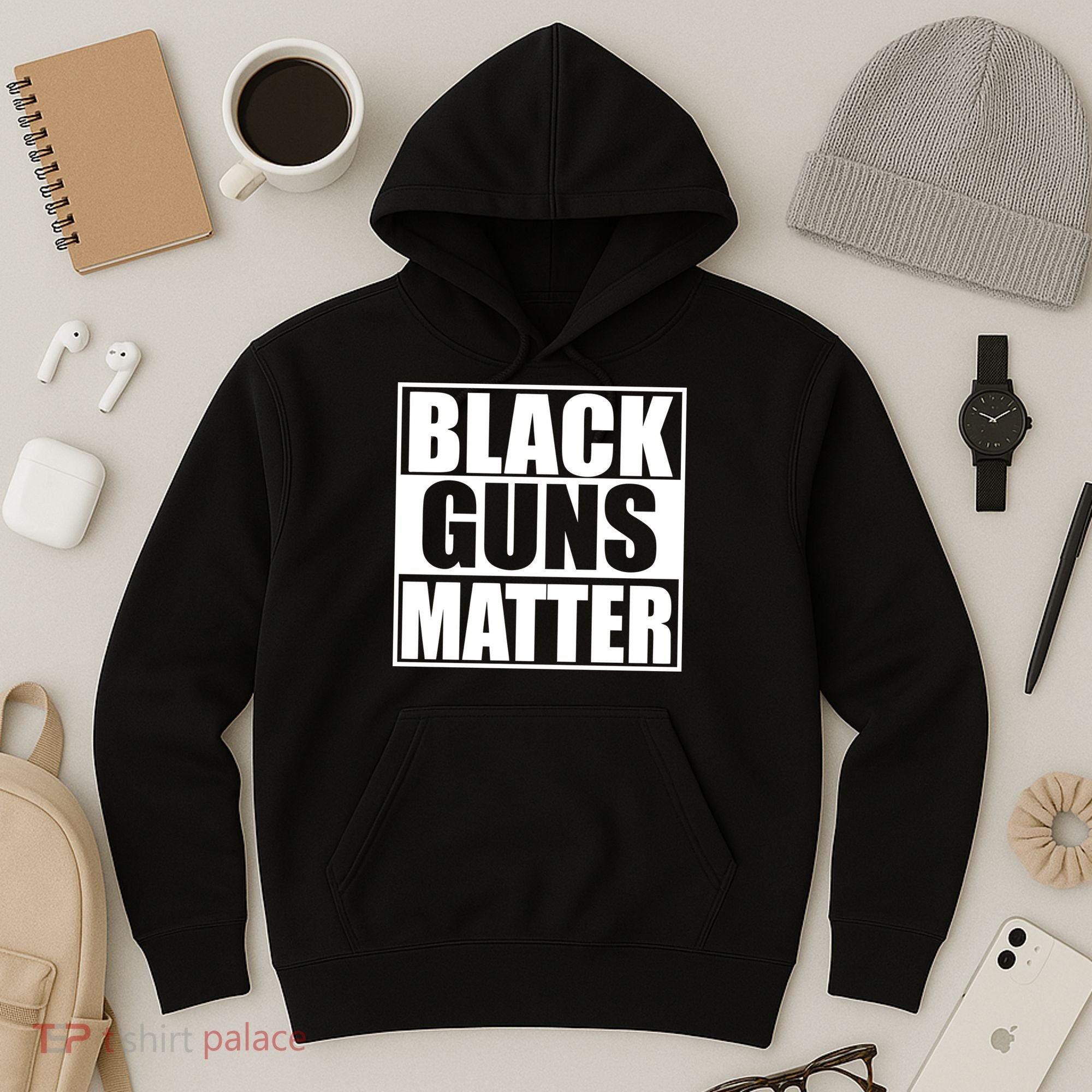Black Guns Matter 2nd Amendment Hoodie