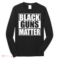 Black Guns Matter 2nd Amendment Long Sleeve Shirt thumb 0