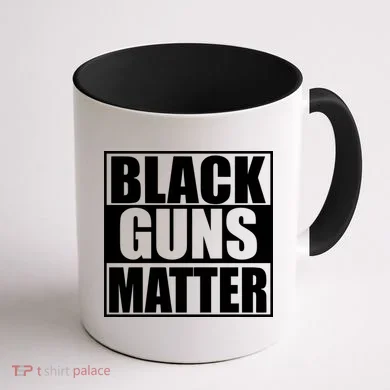 Black Guns Matter 2nd Amendment Coffee Mug back