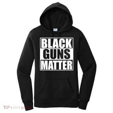 Black Guns Matter 2nd Amendment Women's Hoodie
