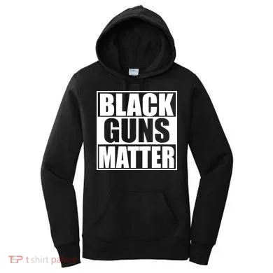 Black Guns Matter 2nd Amendment Women's Hoodie