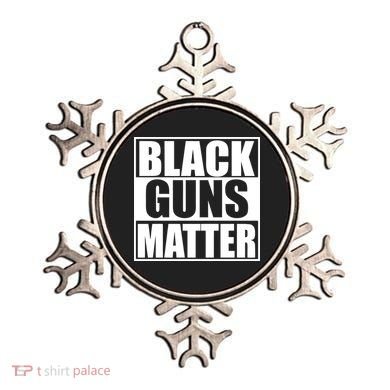 Black Guns Matter 2nd Amendment Ornament