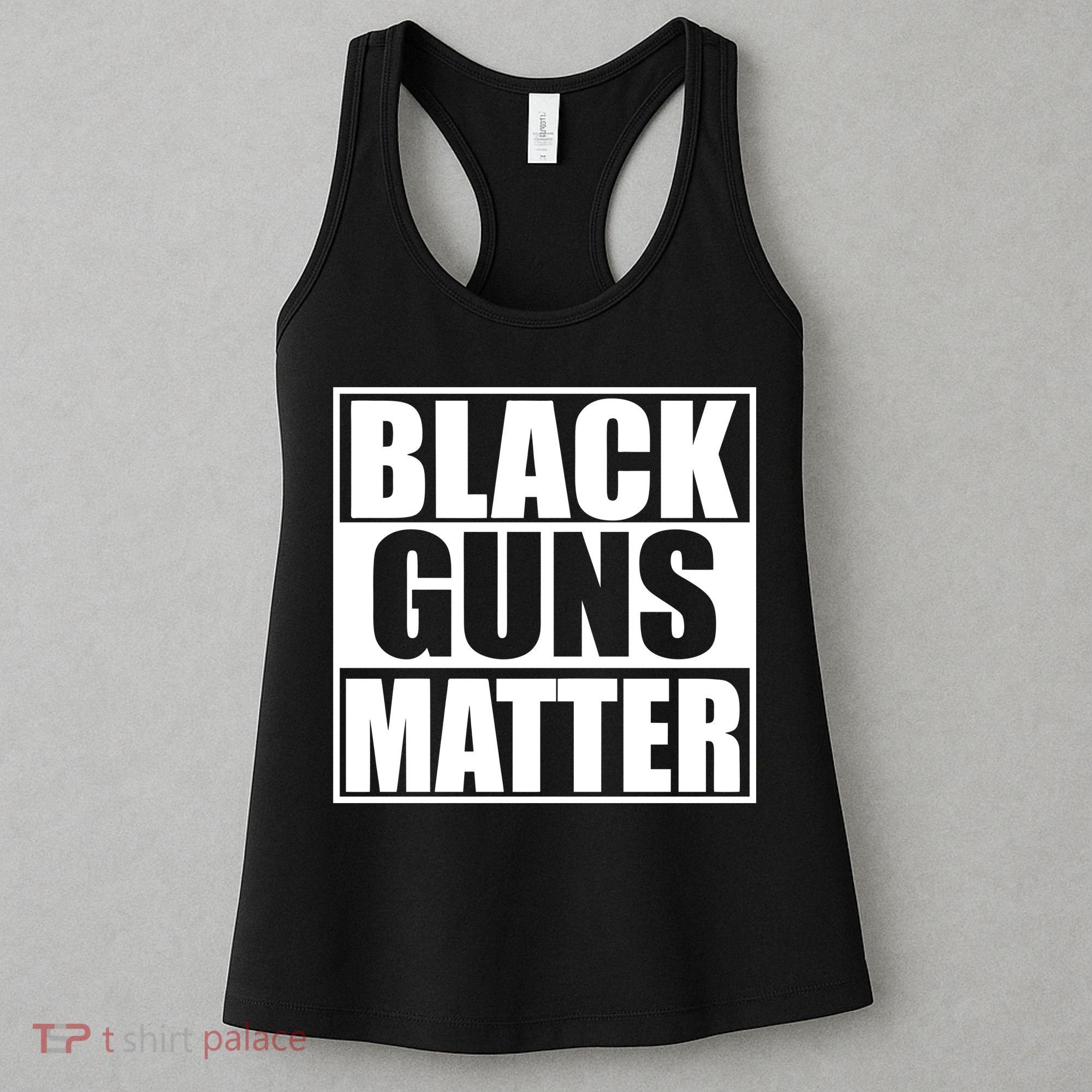 Black Guns Matter 2nd Amendment Women's Tank Top