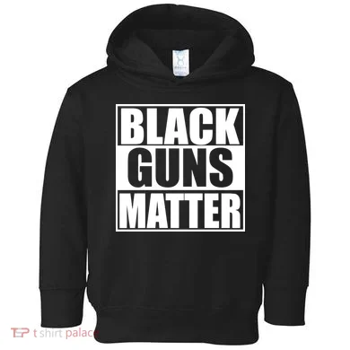 Black Guns Matter 2nd Amendment Toddler Hoodie
