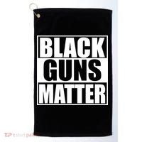 Black Guns Matter 2nd Amendment Golf Towel thumb 0