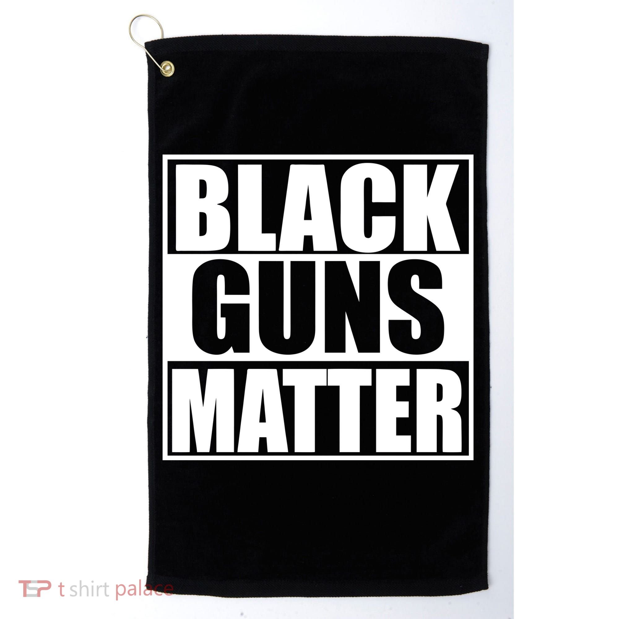 Black Guns Matter 2nd Amendment Golf Towel