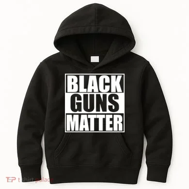 Black Guns Matter 2nd Amendment Kids Hoodie