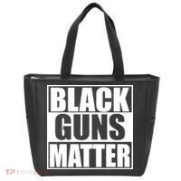 Black Guns Matter 2nd Amendment Tote Bag thumb 0