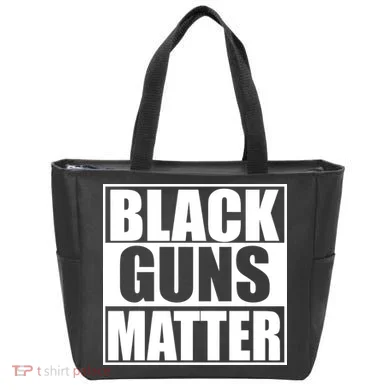 Black Guns Matter 2nd Amendment Tote Bag