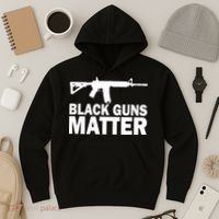 Black Guns Matter AR-15  Hoodie thumb 3
