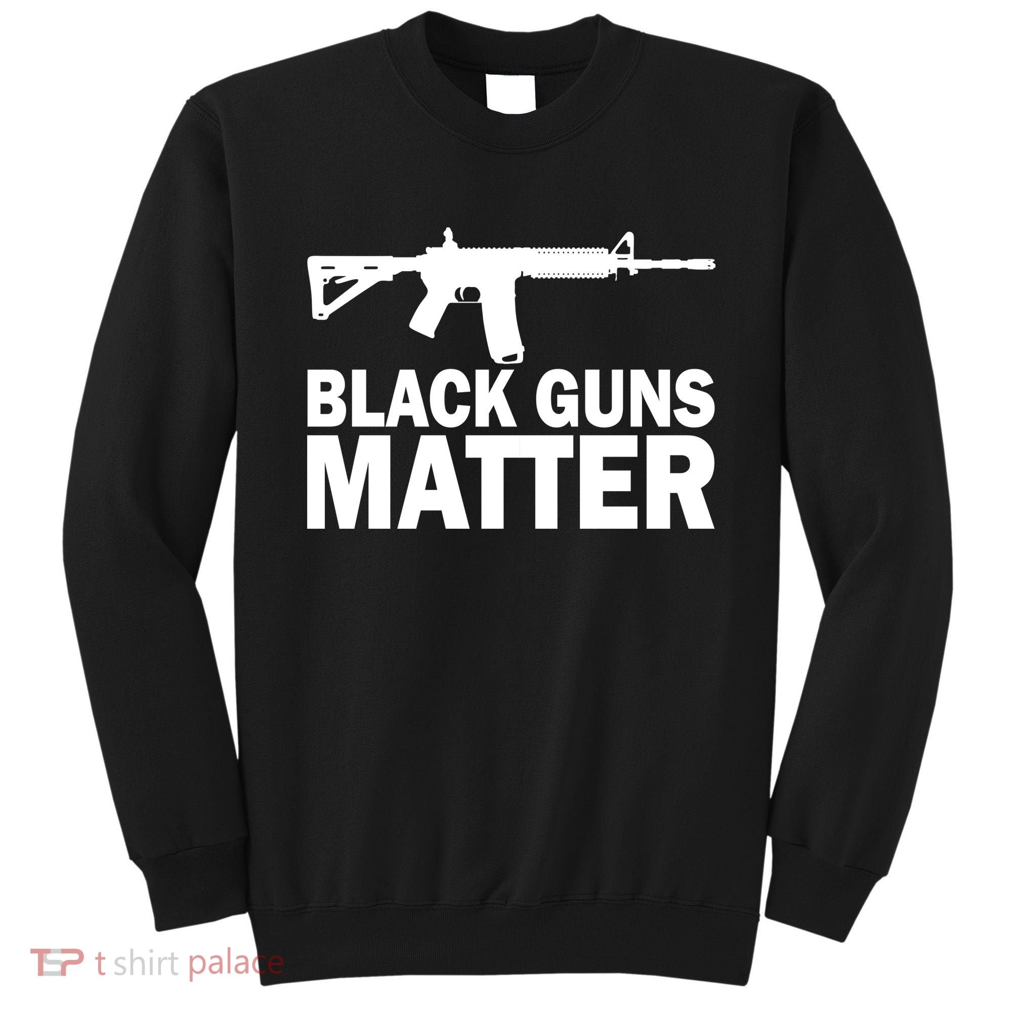 Black Guns Matter AR-15  Sweatshirt