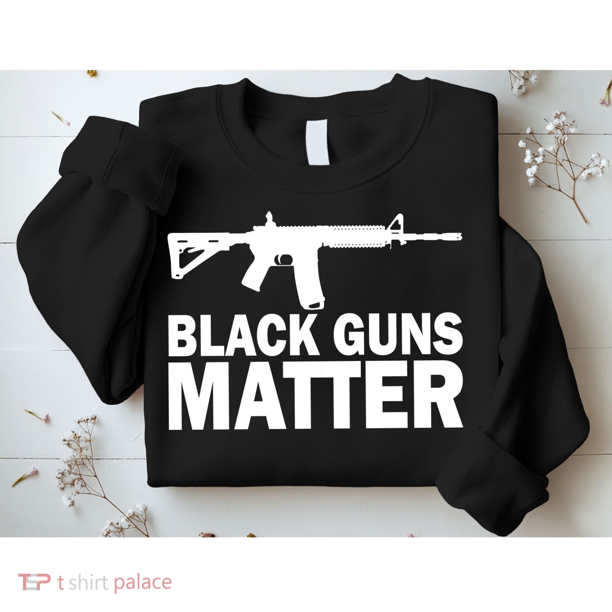 Black Guns Matter AR-15  Sweatshirt