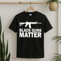 Black Guns Matter AR-15  T-Shirt thumb 2