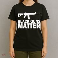 Black Guns Matter AR-15  T-Shirt thumb 4
