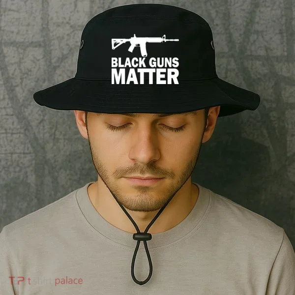 Black Guns Matter AR-15  Bucket Hat