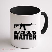 Black Guns Matter AR-15  Coffee Mug thumb 1