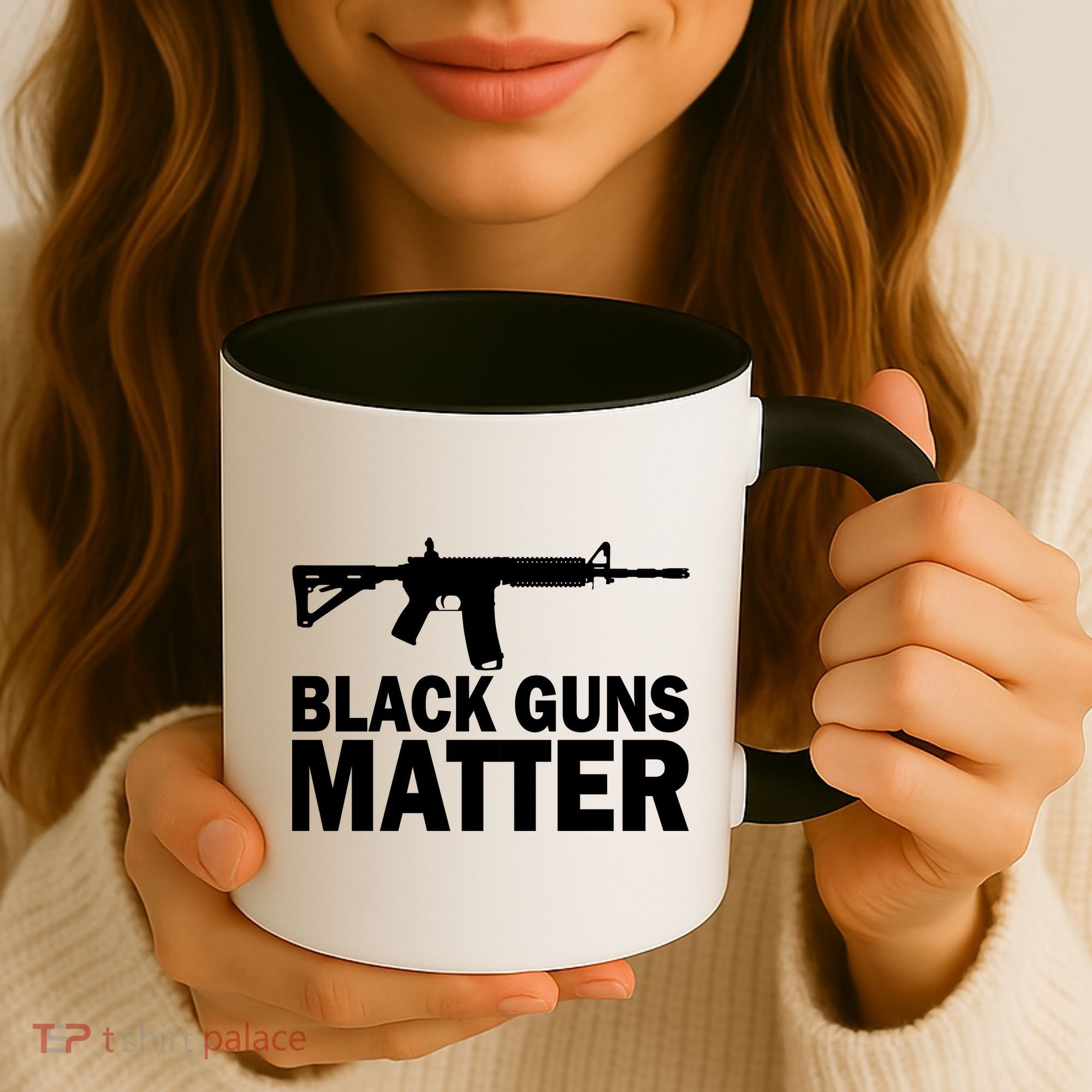 Black Guns Matter AR-15  Coffee Mug