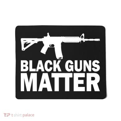 Black Guns Matter AR-15  Mousepad