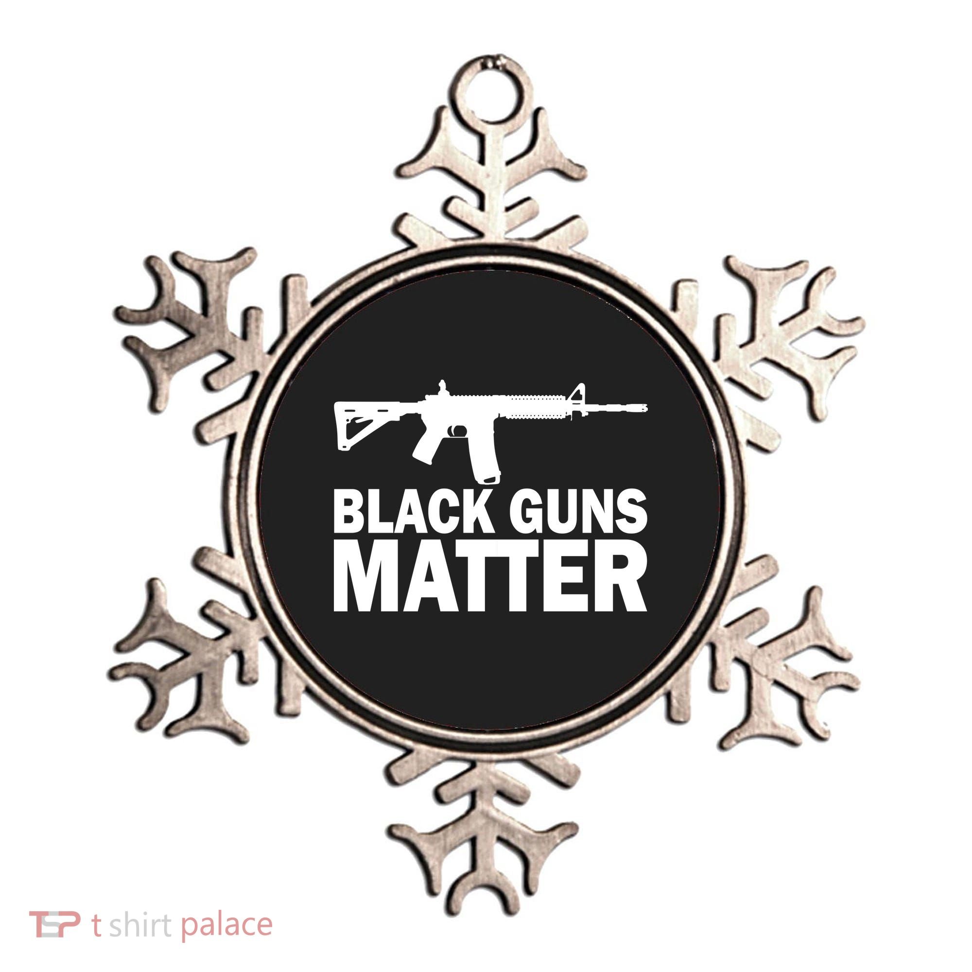 Black Guns Matter AR-15  Ornament