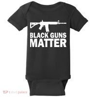 Black Guns Matter AR-15  Baby Bodysuit thumb 0