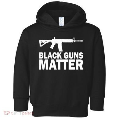 Black Guns Matter AR-15  Toddler Hoodie