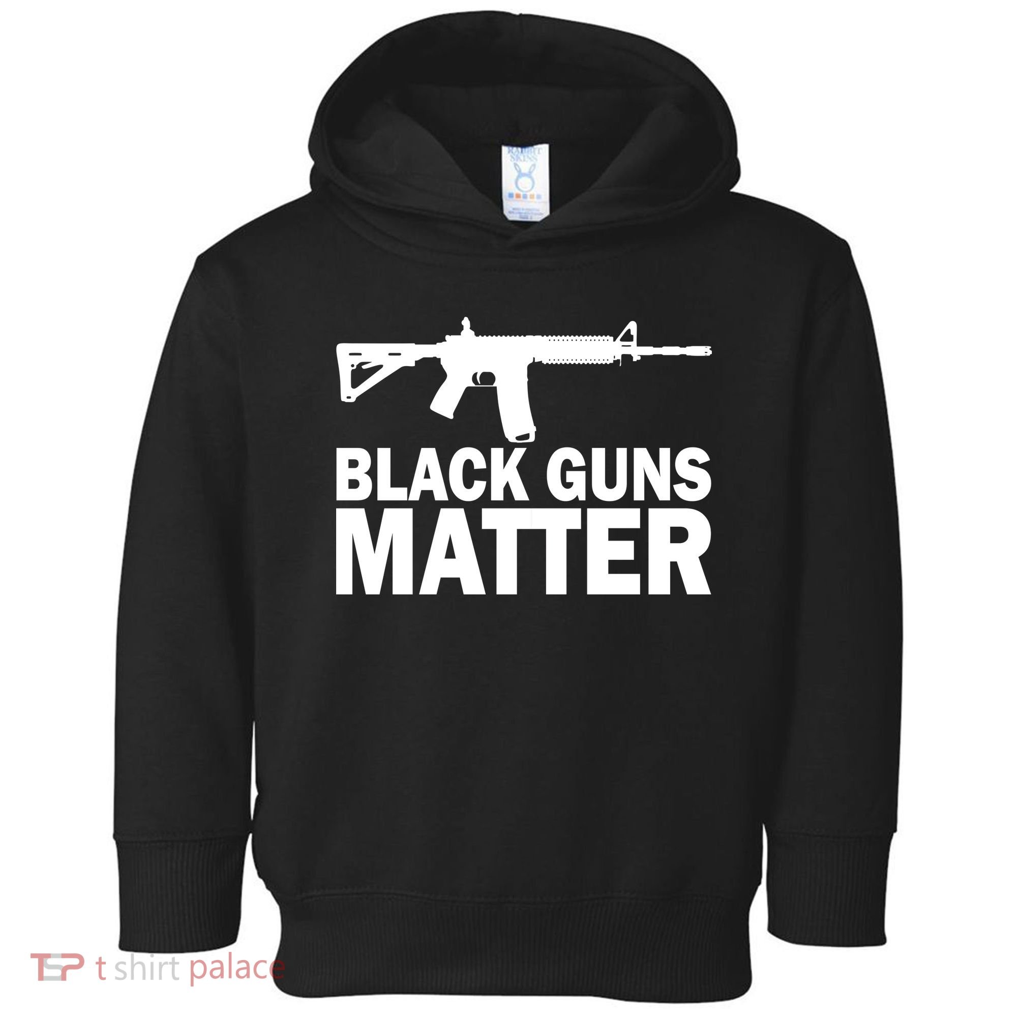 Black Guns Matter AR-15  Toddler Hoodie