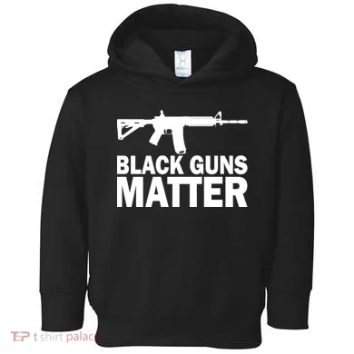 Black Guns Matter AR-15  Toddler Hoodie