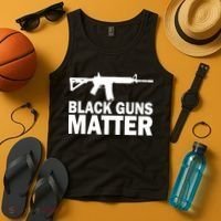 Black Guns Matter AR-15  Tank Top thumb 4
