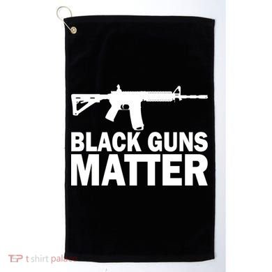 Black Guns Matter AR-15  Golf Towel