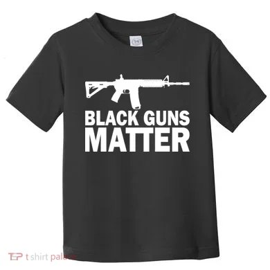 Black Guns Matter AR-15 Toddler T-Shirt