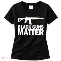 Black Guns Matter AR-15  Women's T-Shirt thumb 0