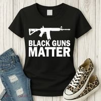 Black Guns Matter AR-15  Women's T-Shirt thumb 3