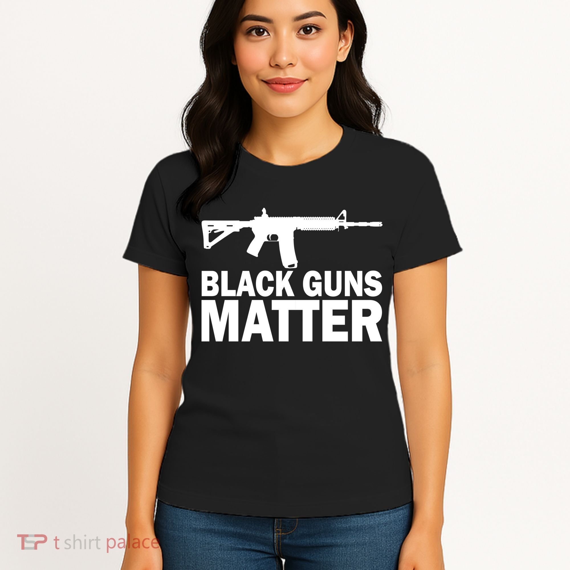Black Guns Matter AR-15  Women's T-Shirt