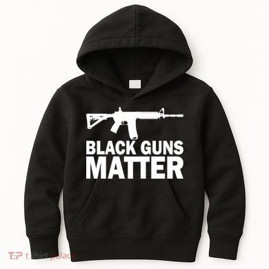 Black Guns Matter AR-15  Kids Hoodie