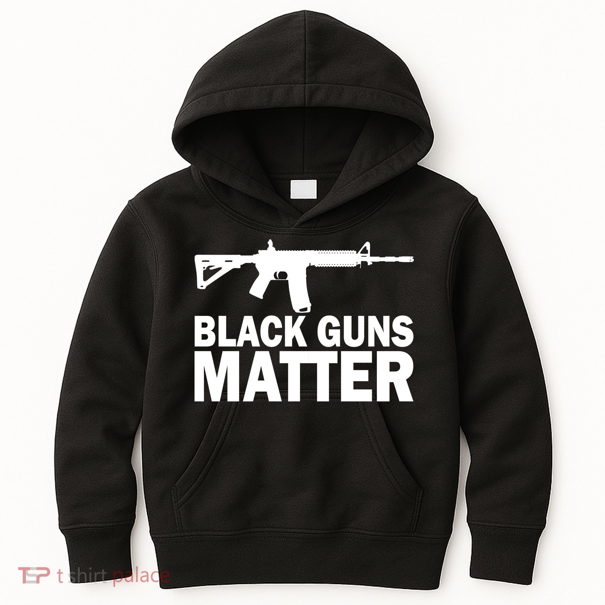Black Guns Matter AR-15  Kids Hoodie