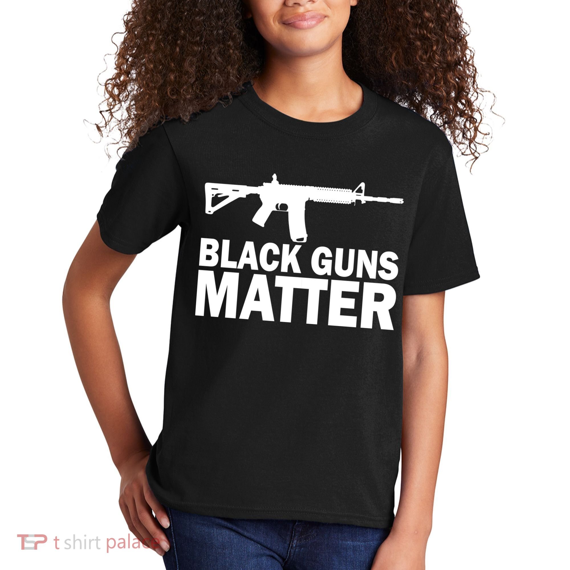 Black Guns Matter AR-15  Kids T-Shirt