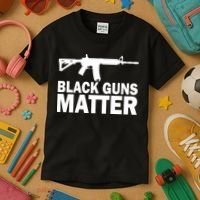 Black Guns Matter AR-15  Kids T-Shirt thumb 3
