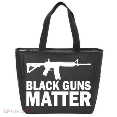 Black Guns Matter AR-15  Tote Bag