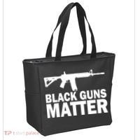 Black Guns Matter AR-15  Tote Bag thumb 2
