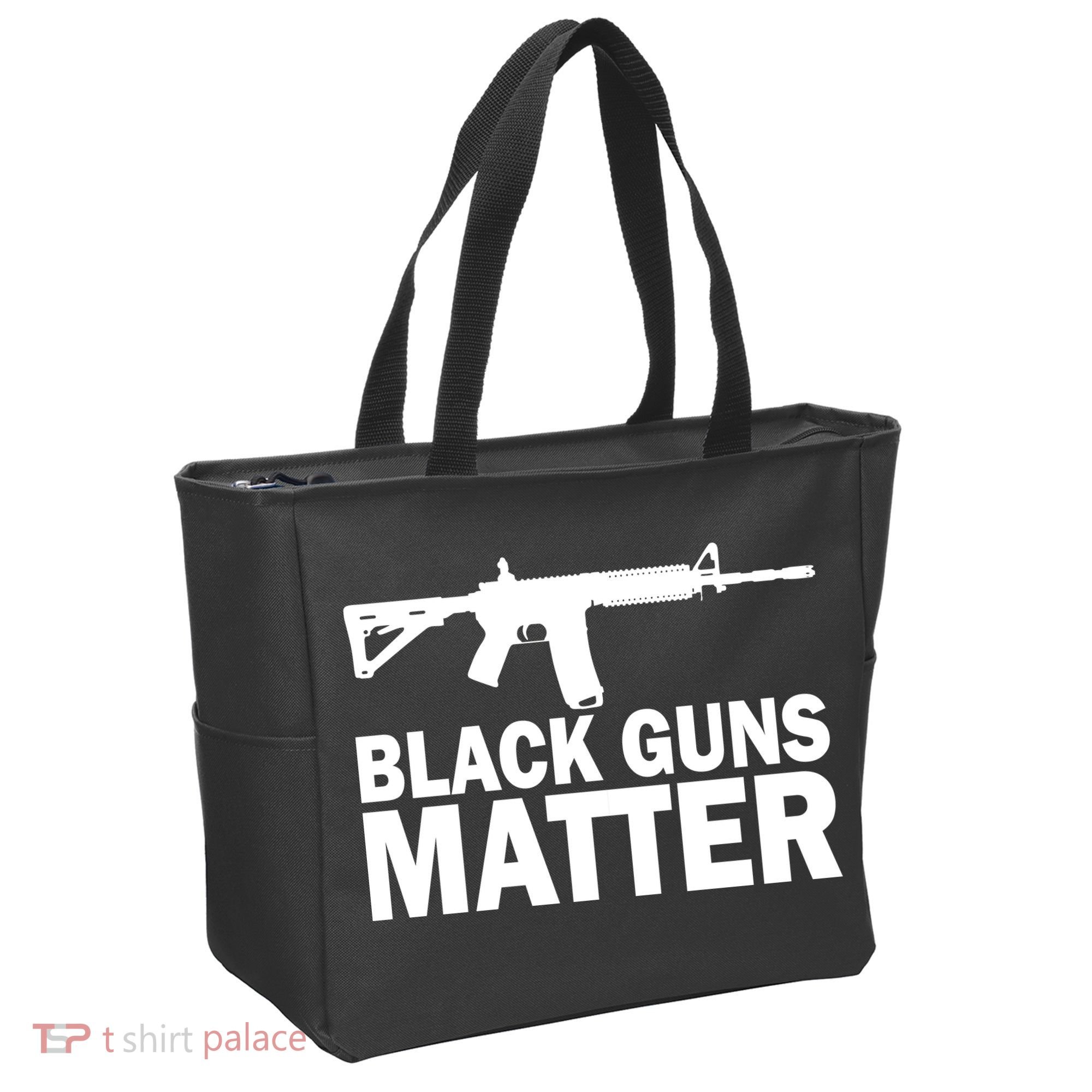 Black Guns Matter AR-15  Tote Bag