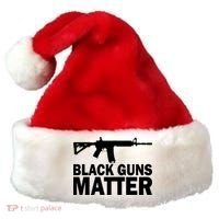 Black Guns Matter AR-15  Santa Hat thumb 0