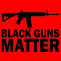 Black Guns Matter AR-15  Santa Hat thumb 1