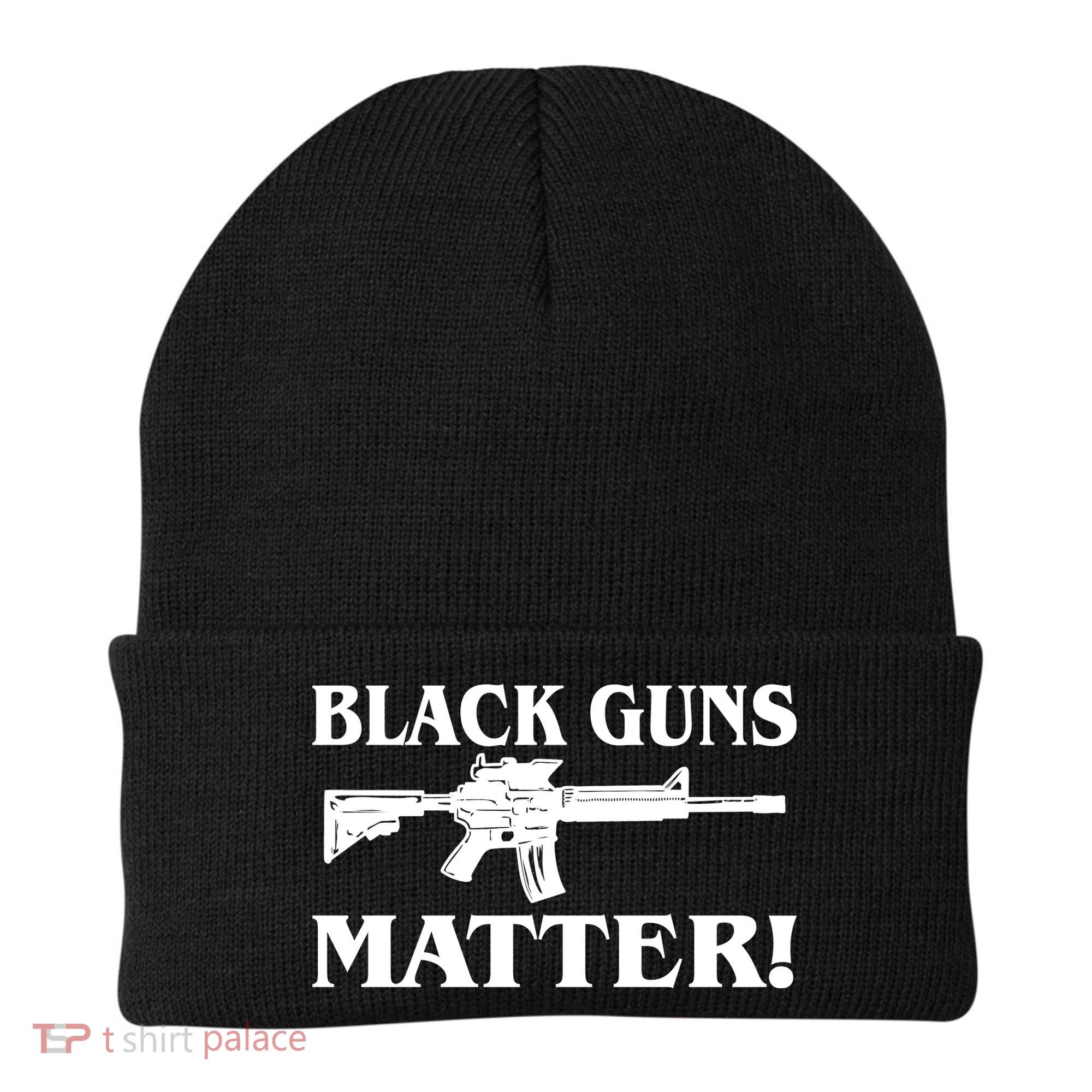 Black Guns Matter AR-15 2nd Amendment Beanie