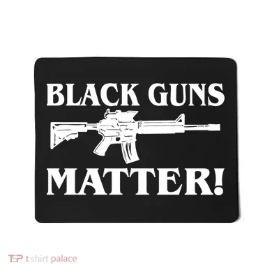 Black Guns Matter AR-15 2nd Amendment Mousepad