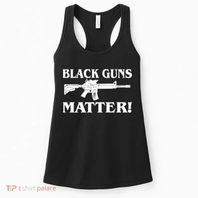 Black Guns Matter AR-15 2nd Amendment Women's Tank Top